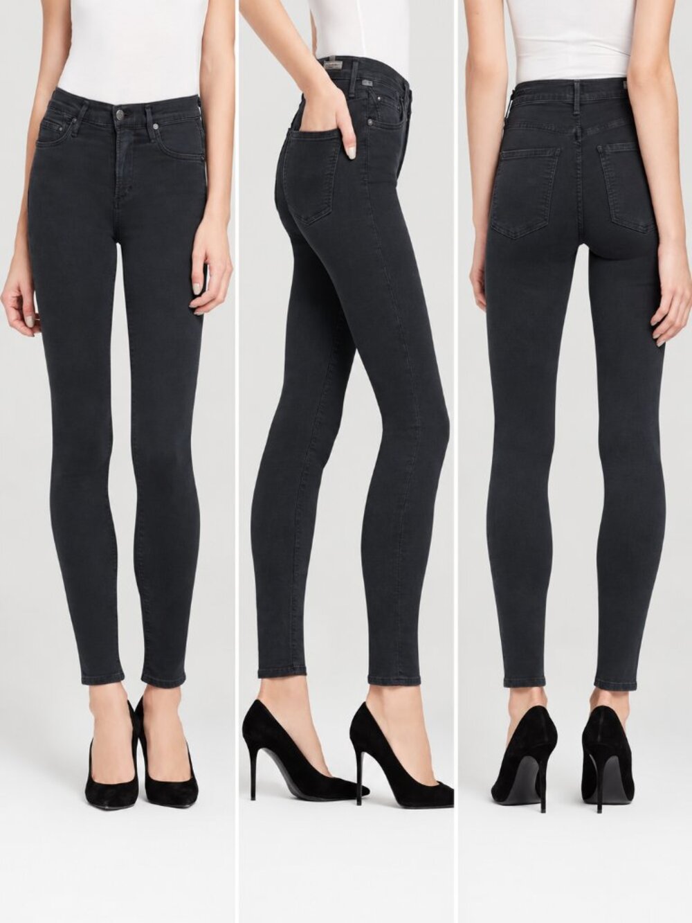 Citizens of Humanity Rocket High Rise Skinny Jeans Sojourn Grey 26